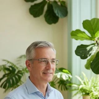 Mężczyzna około sześćdziesiątki, portret